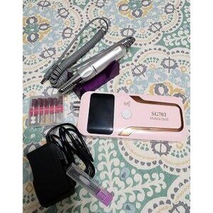 New Portable Nail Drill Professional 35000 RPM, Rechargeable Electric Nail File